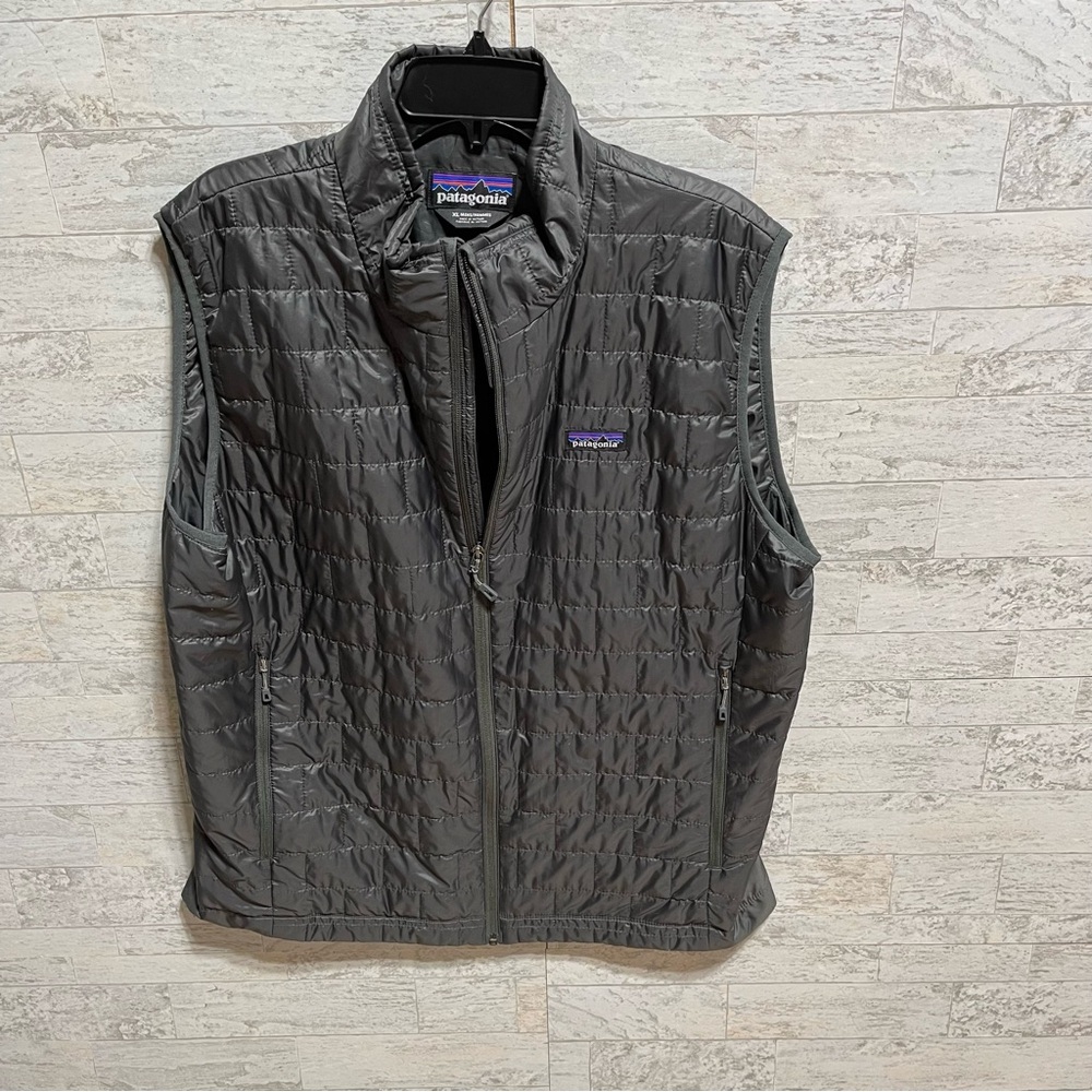 Patagonia Gray Quilted Vest